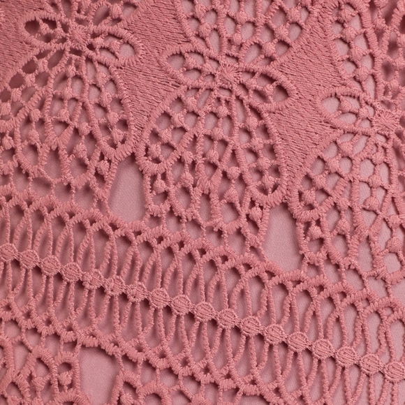 Lulus Mauve Pink Lace Mini Dress - Picture 5 of 8